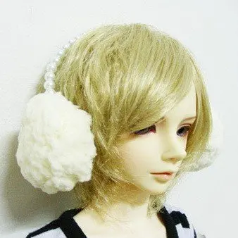[Wamami] черно-белые наушники для 1/4 MSD 1/6 1/3 СД DOD DZ BJD Dollfie