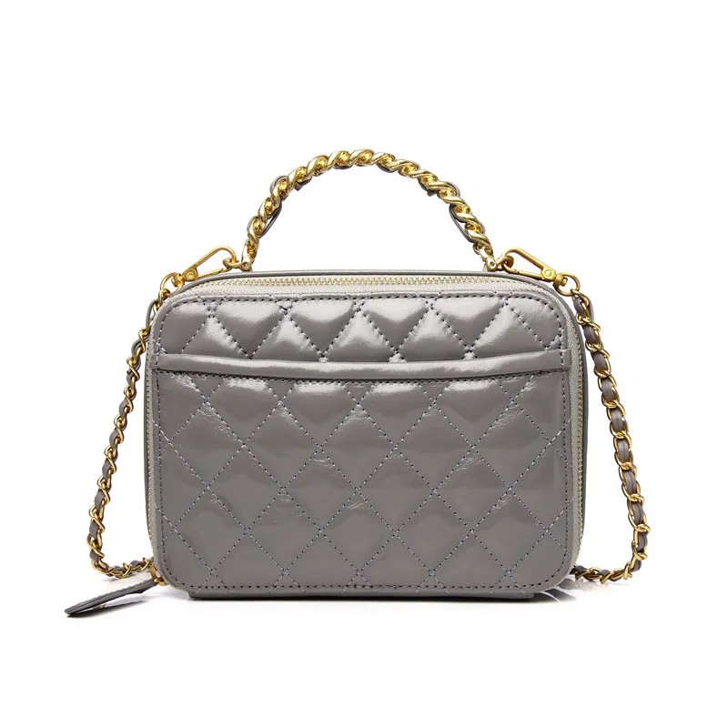 

Genuine Leather Women Shoulder Bags Luxury Designer 2021New Fashion Crossbody Bags For Ladies Casual Square Woman Messenger Bags