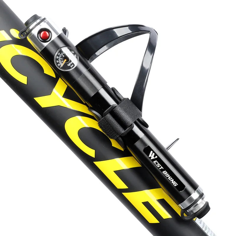 

Lightweight Bicycle Pump High Pressure Bike Pump Band Pressure Gauge Mountain Bike Pump Pompa Bici Bicycle Accessories