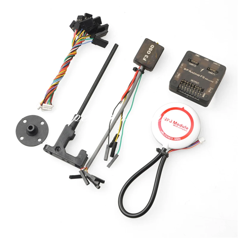SP Racing F3 Контроллер полета Acro 6DOF Deluxe 10DOF версия с M8N GPS и CF OSD для DIY Mini 250 280 RC