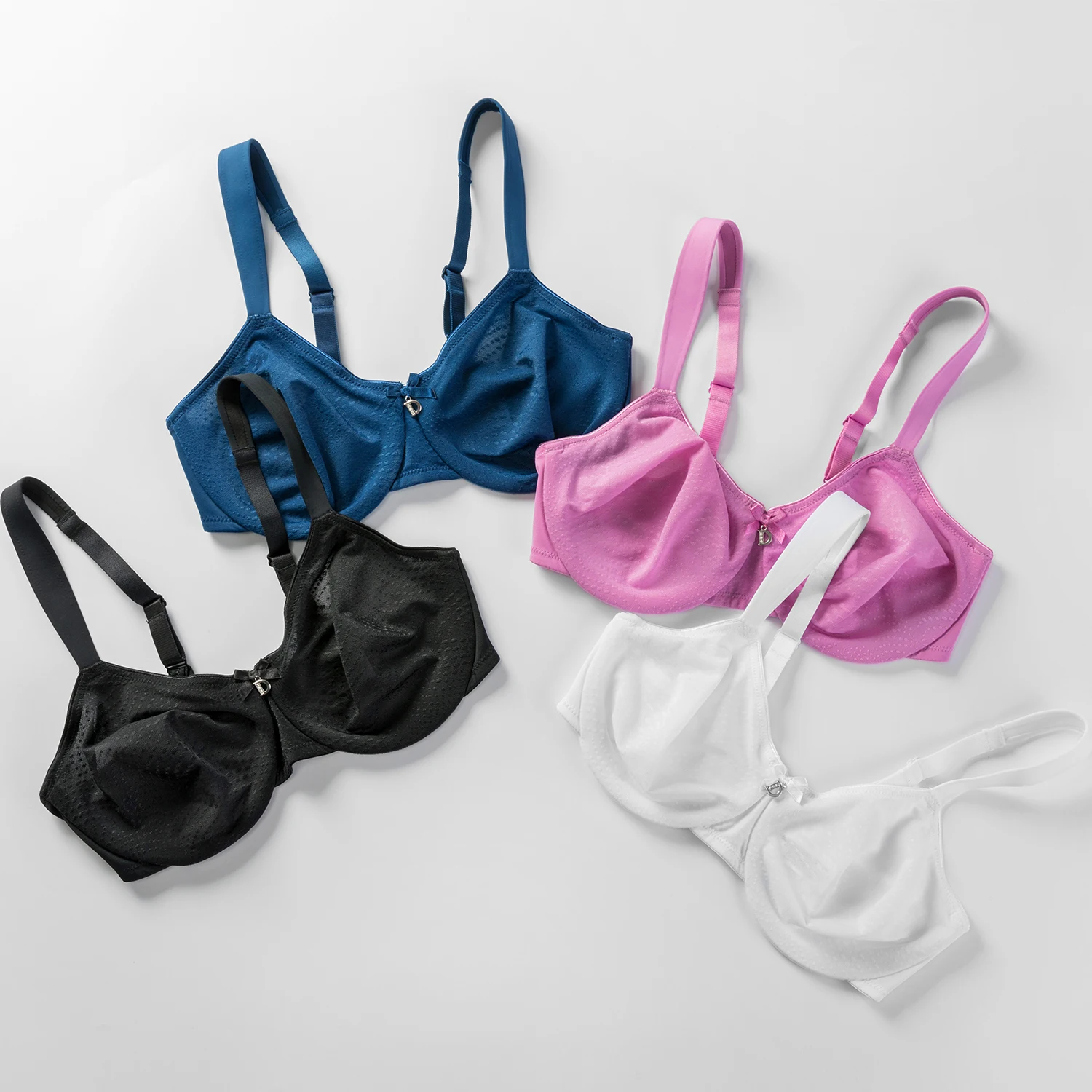 

Women's Sheer Minimizer Bra Plus Size Support Underwired Everyday Bras