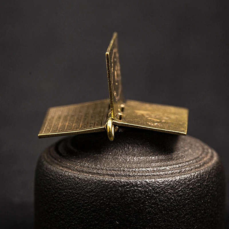 Латунная мантра буддистское китайское сердце Sutra санскрит подвески для женщин и