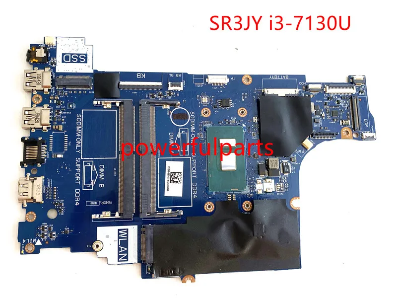 100% рабочая для DELL Inspiron 15 5570 материнская плата CAL60 LA-F114P i3-7130U ЦП 065W50 CN-65W50