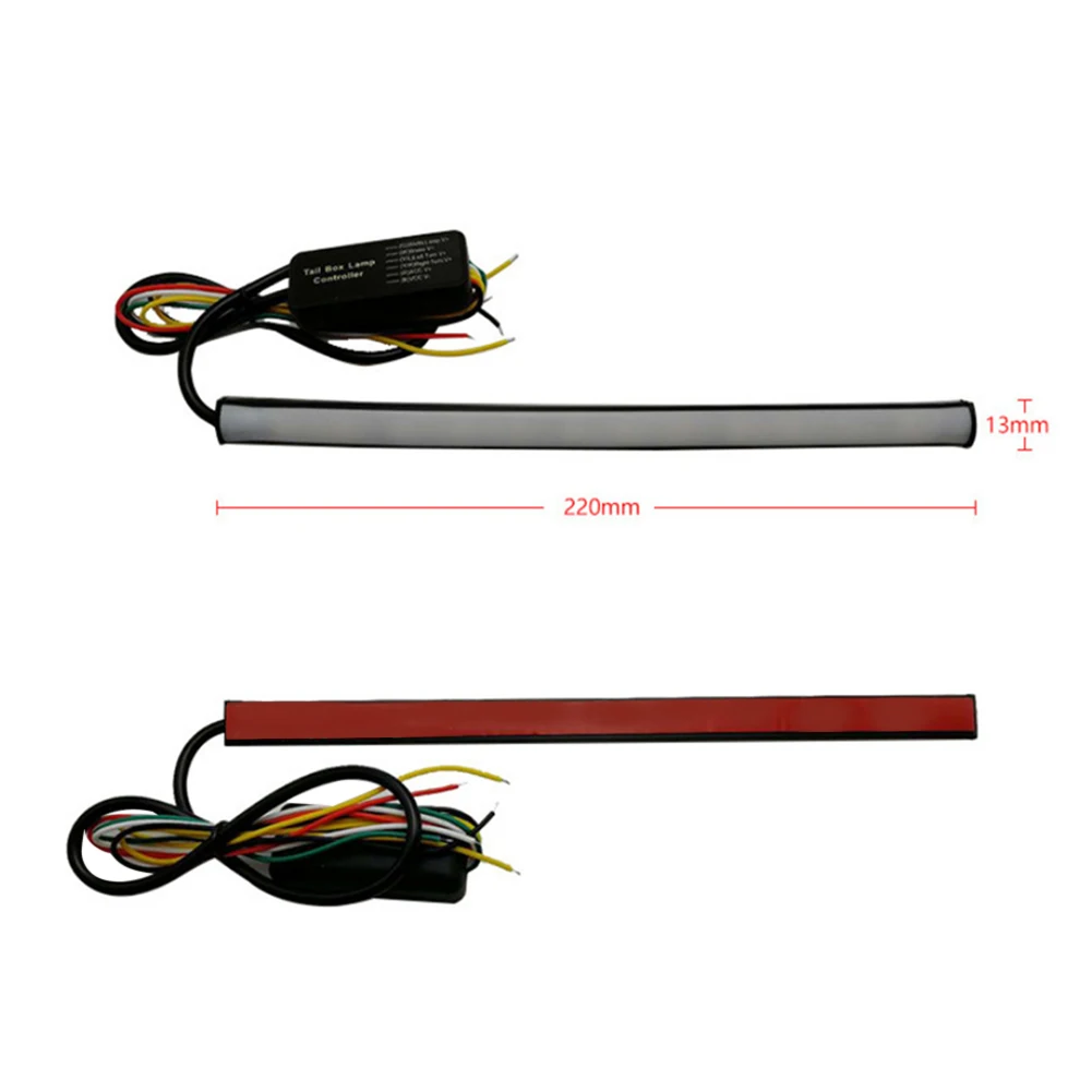 

1 pcs Turn Signal Strip Switchback Flowing LED Tail Brake Motorcycle Sequential