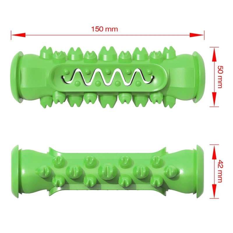 

Pet Dogs Soft TPR Chew Toys Dog Molar Toothbrush Toys Teeth Clean Elasticity Puppy Dental Care Extra-tough Pet Toys