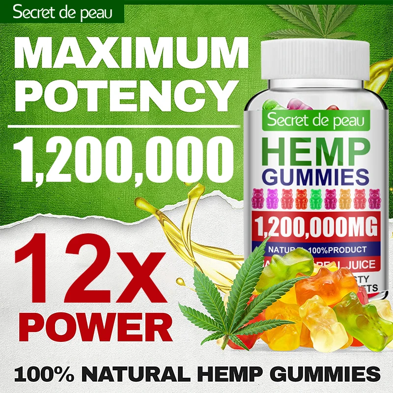 

Secret De Peau Hemp Extract Gummies Relieve Anxiety Body Relaxation Pain Relief Rich In Vitamins Health Products Snack