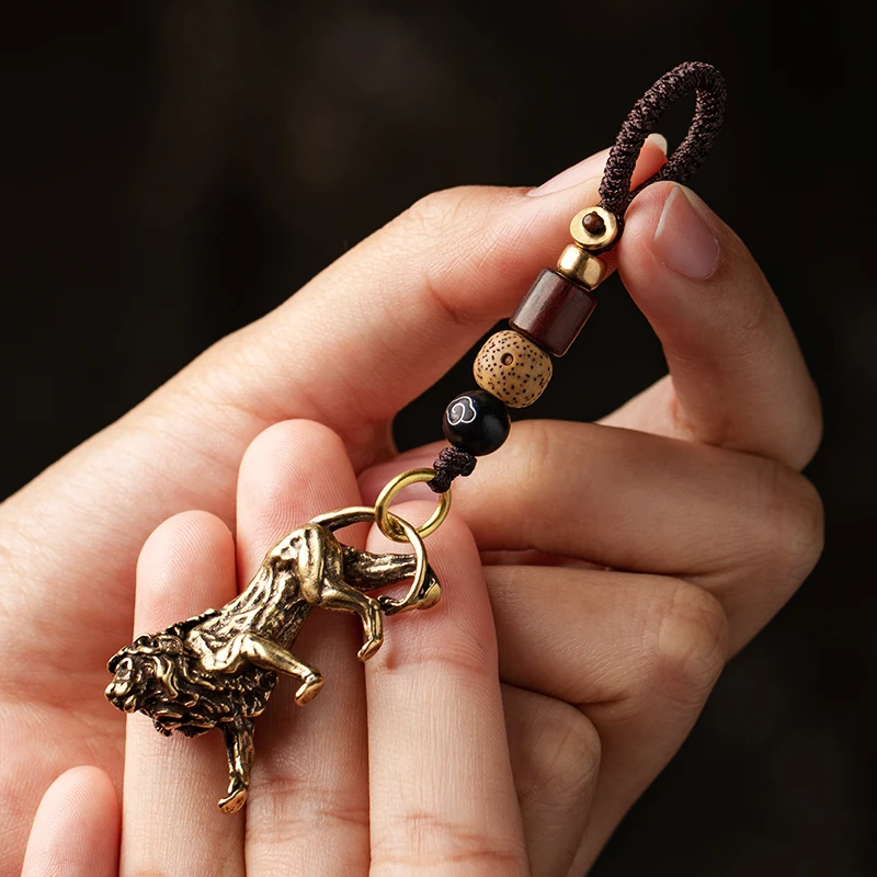 Медные маленькие подвески в стиле ретро ручная работа плетеный шнур