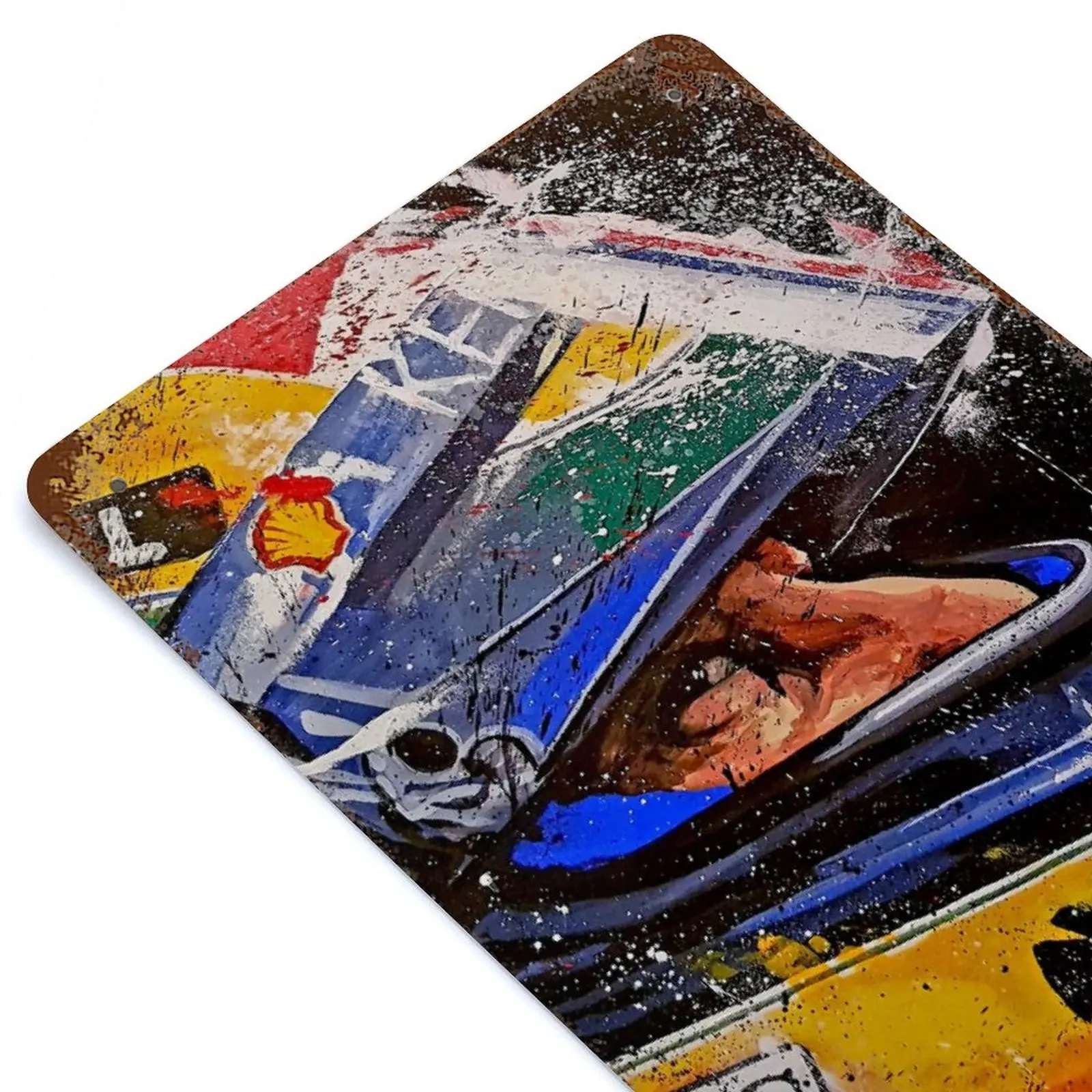 

Senna 02 Printed Retro Metal Poster Decor Home Wall Decoration Tin Sign Plaque