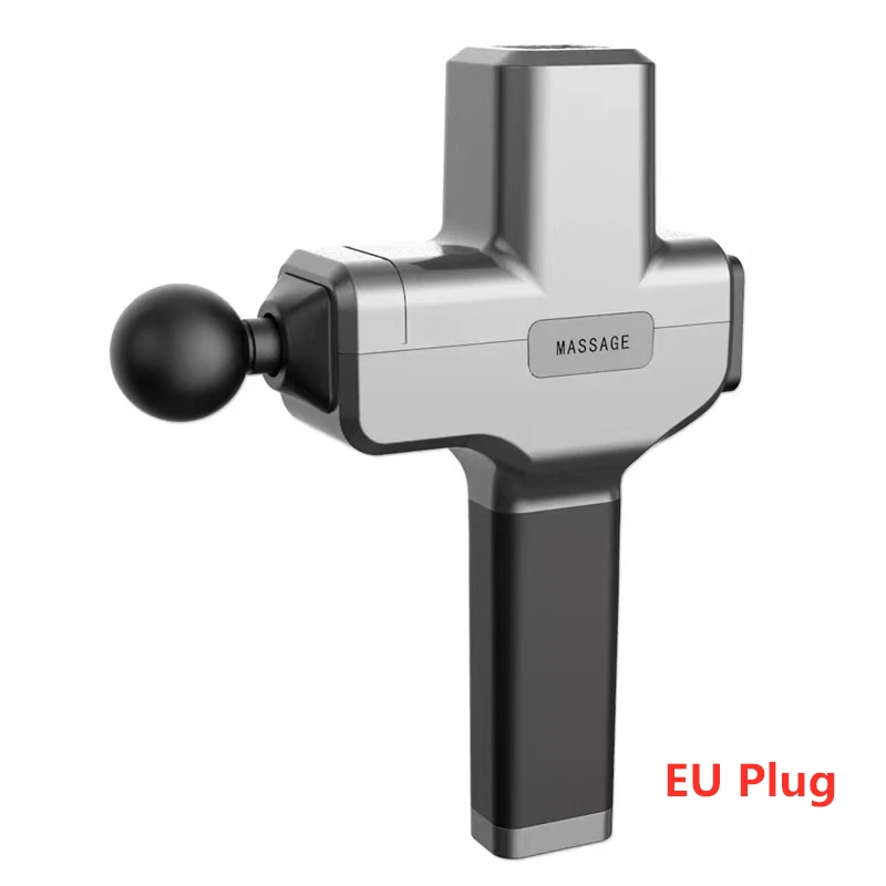 EU Plug Штепсельная вилка США/ЕС 3200r/мин высокочастотное преобразование фасции массажный пистолет фасции глубокая вибрационная терапия для расслабления мышц и тела фитнес - Цвет: EU Plug