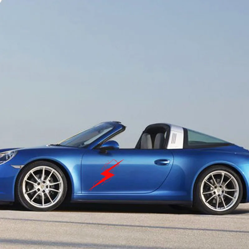 

Creative Car Sticker Accessories Republic The Lightning Car Bumper Vinyl Decal Car Styling Cover Scratches PVC 30cm X 50cm