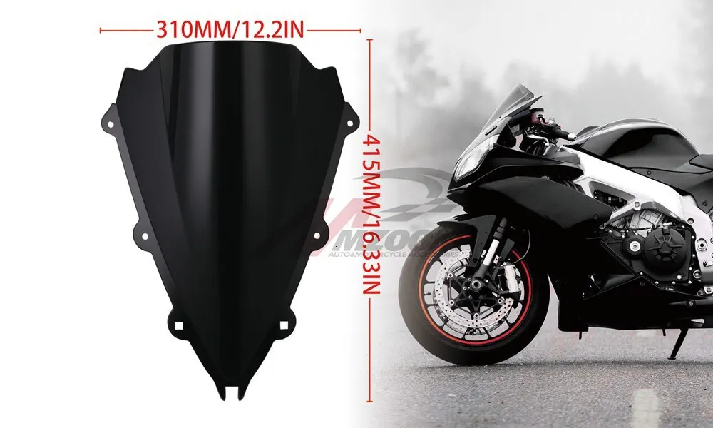 Мотоциклетное ветровое стекло обтекатели ABS ветрового стекла для Aprilia RSV4 R RSV4R RS4 125 50 2009 2010 2011 2012 2013