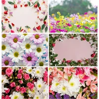 art fabric photography backdrops prop flower wall wood floor wedding theme photo studio background 21916 xhu 03