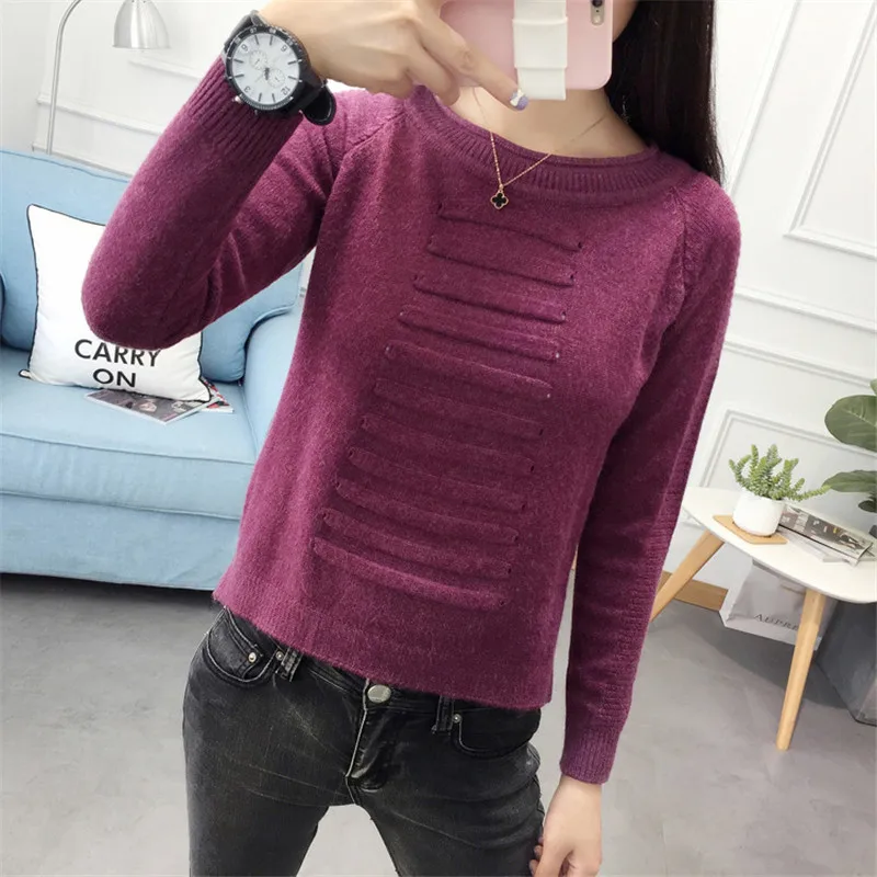 2021 новые зимние женские блузки грубые шерстяные свитера теплые весна осень зима