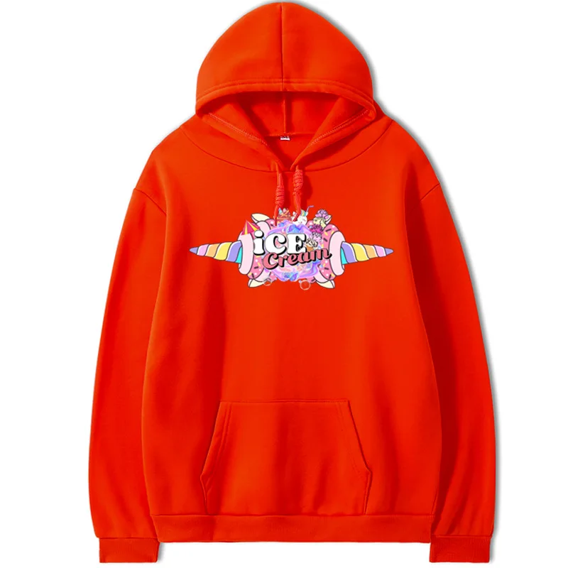

Kpop ICE CREAM Lisa Men's/Women's Hoodie New Casual All-match Fashion Sweatshirt Fashion Unisex Streetwear Hip Hop Oversize Tops