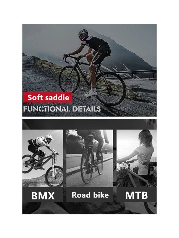 Велосипедное седло мягкое Mtb Горная дорога велосипед Bmx сиденье гель Седла цикл Триатлон гоночный амортизатор сиденья велосипедные аксессуары