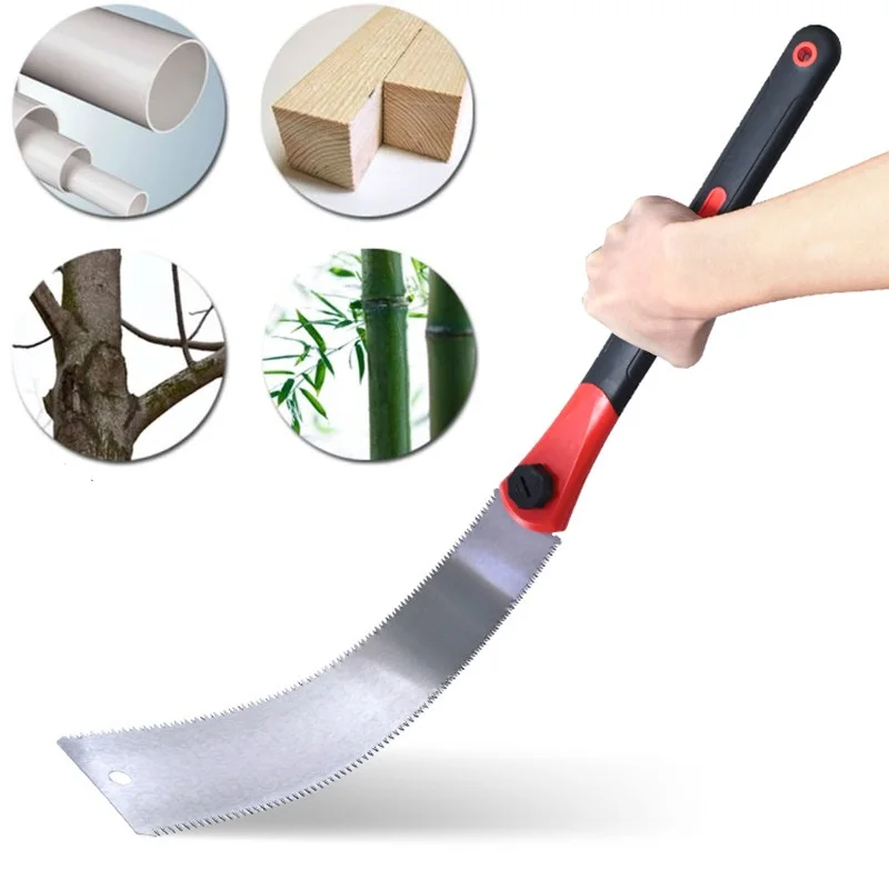 Heavy Duty Extra Long Blade Hand Saw For Wood Camping Dry Wood Pruning Saw Carpenter Woodworking Cutting Tools