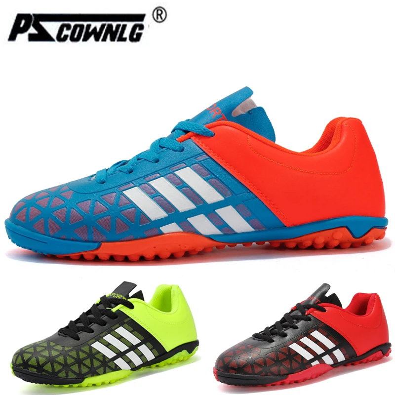 Pscownlg Outdoor Soccer Shoes Men Training Football Shoes Non-slip Sports Indoor Ultra-light Sports Soccer Sneakers