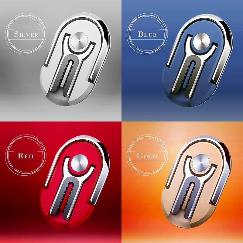 

Universal 1Pcs Multipurpose Mobile Phone Bracket Car Phone Stand Holder 360 Rotation No Magnetic Finger Ring Phone Holder