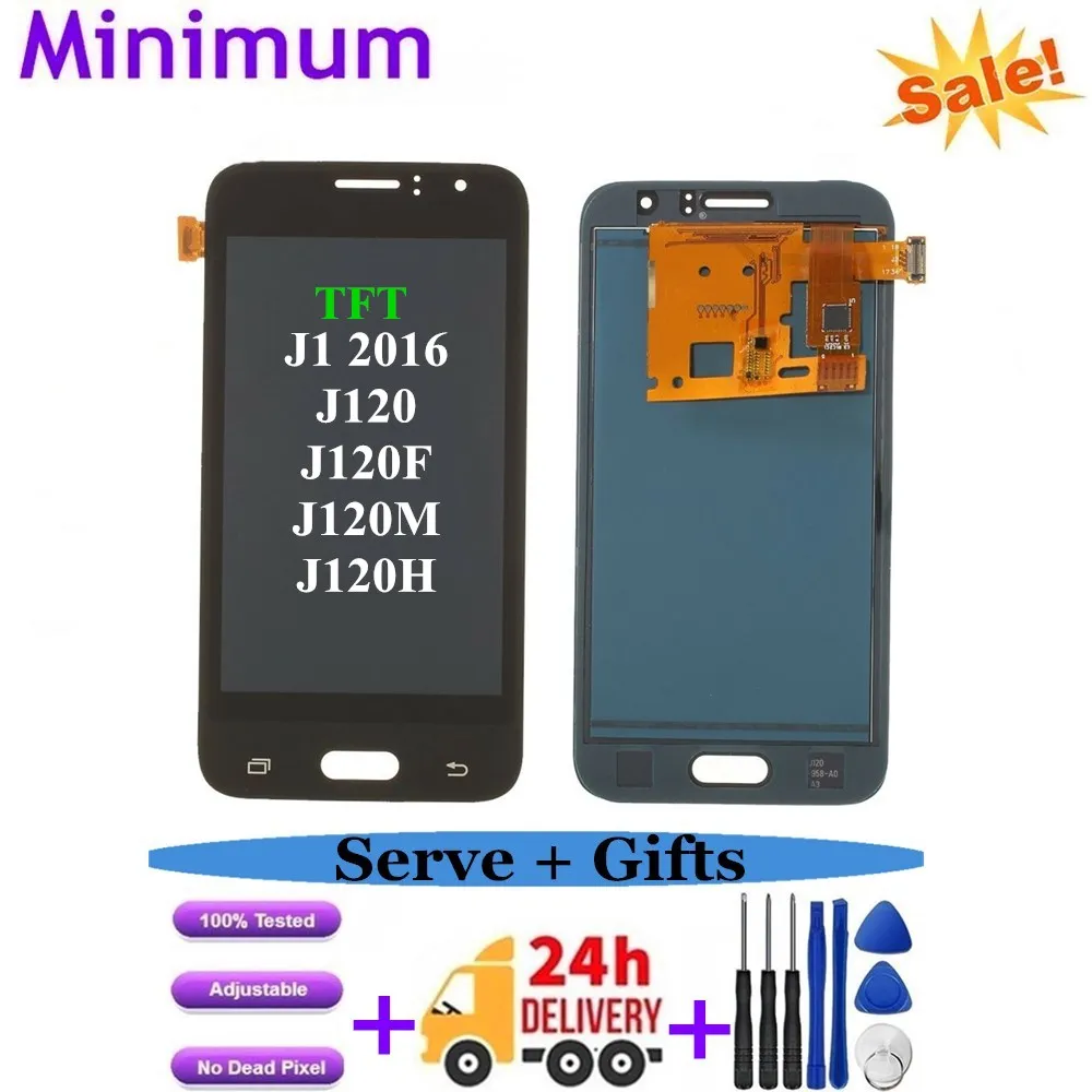 TFT для Samsung Galaxy J1 2016 J120 J120F J120M J120H ЖК дисплей сенсорный экран дигитайзер сборка