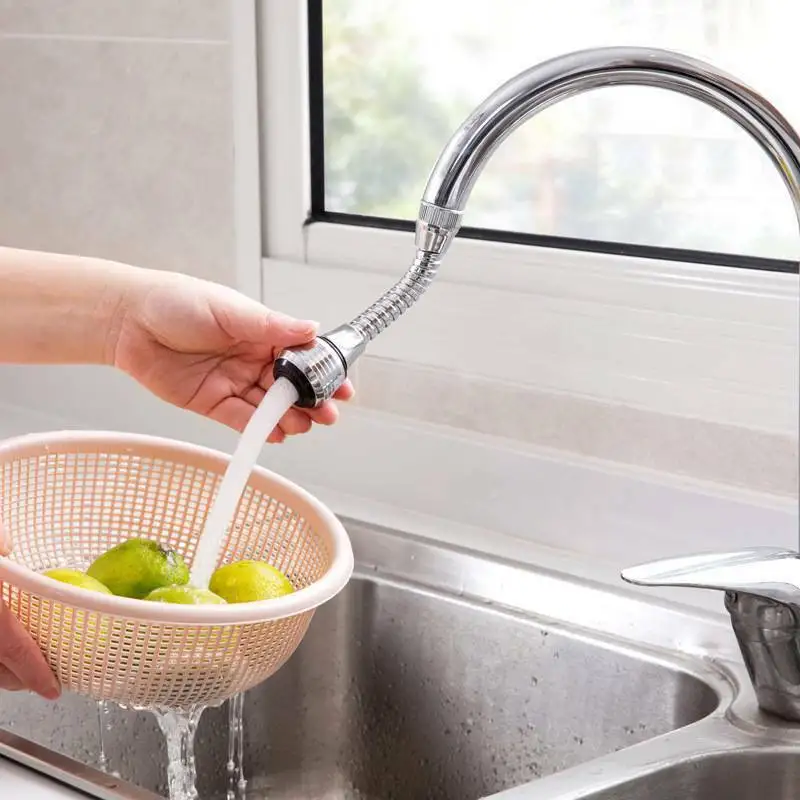 Аэратор для смесителя поворотный пластиковый удлинитель на 360 градусов с двойным