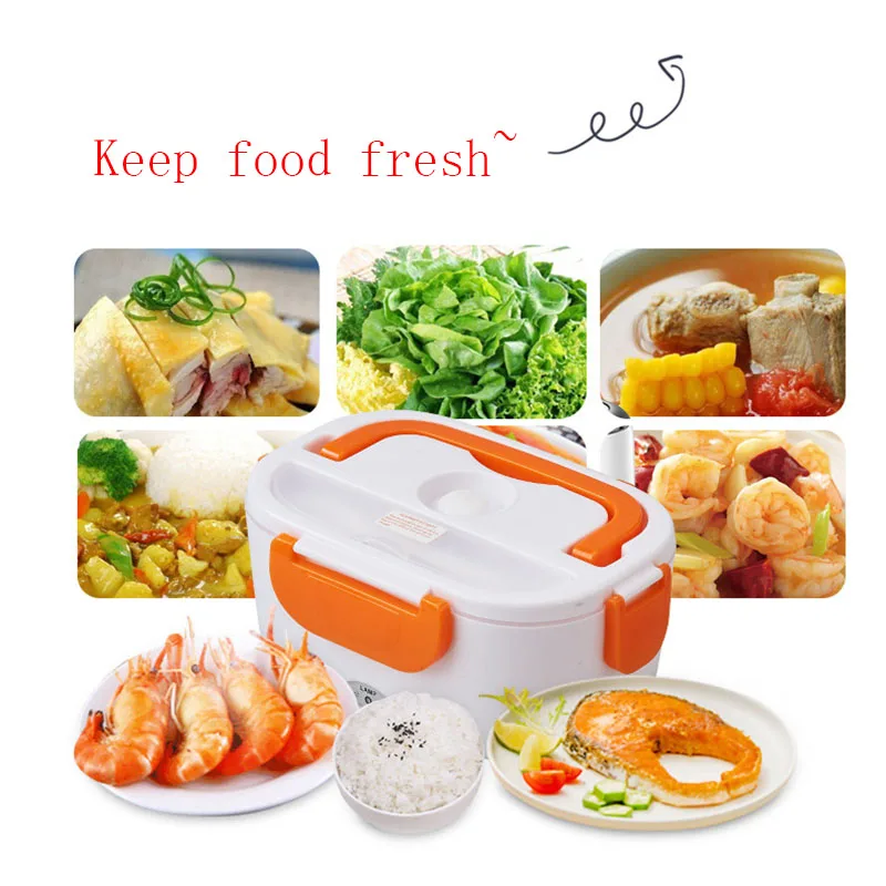 Портативный Ланч бокс из нержавеющей стали с электрическим подогревом 12 24 В 110