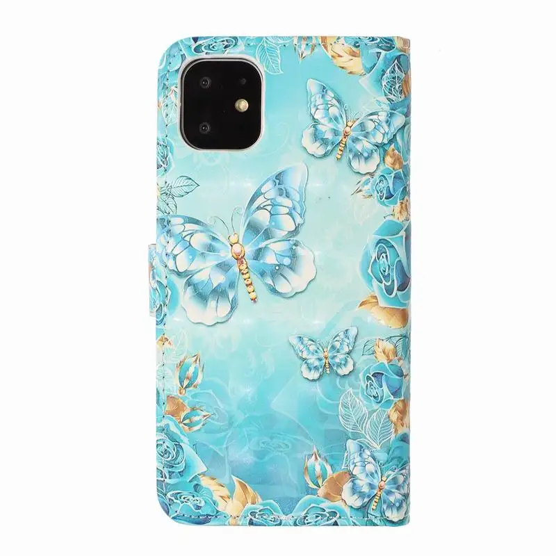 Блестящий 3D чехол для iphone 12 Mini 11 Pro Max XS XR X 8 7 6 6S Plus 5 5S SE симпатичный чехол-кошелек с