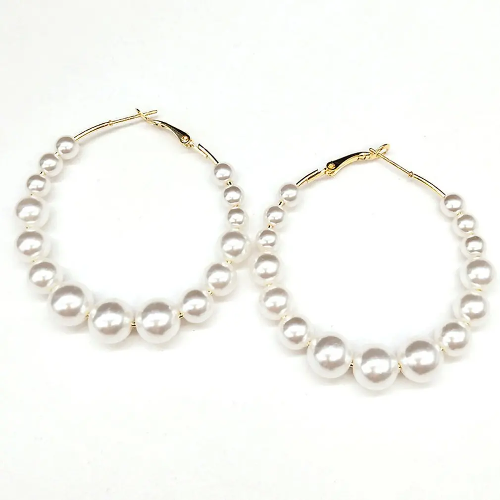 Женские ювелирные изделия серебряные серьги гвоздики большие круглые кольца