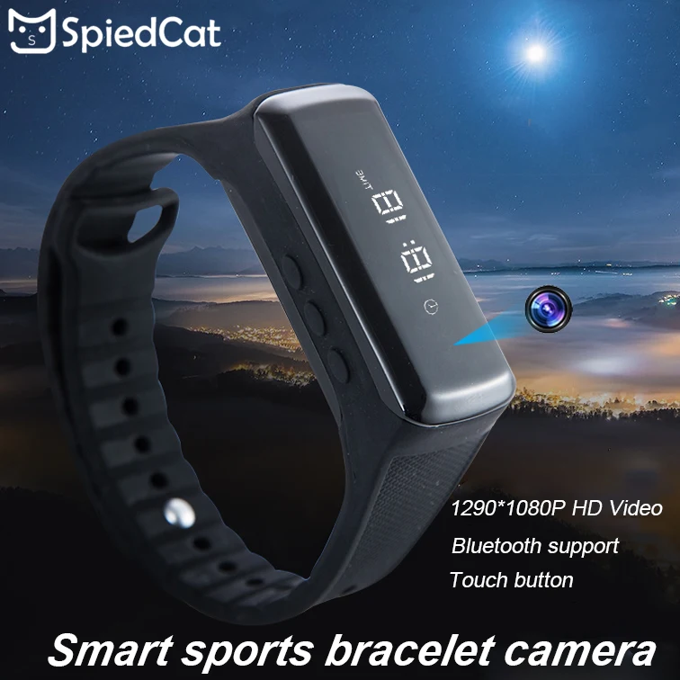 Смарт Bluetooth HD 1080P Спорт на открытом воздухе фотографии браслет система