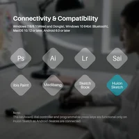 Графический планшет HUION Inspiroy Keydial KD200#4