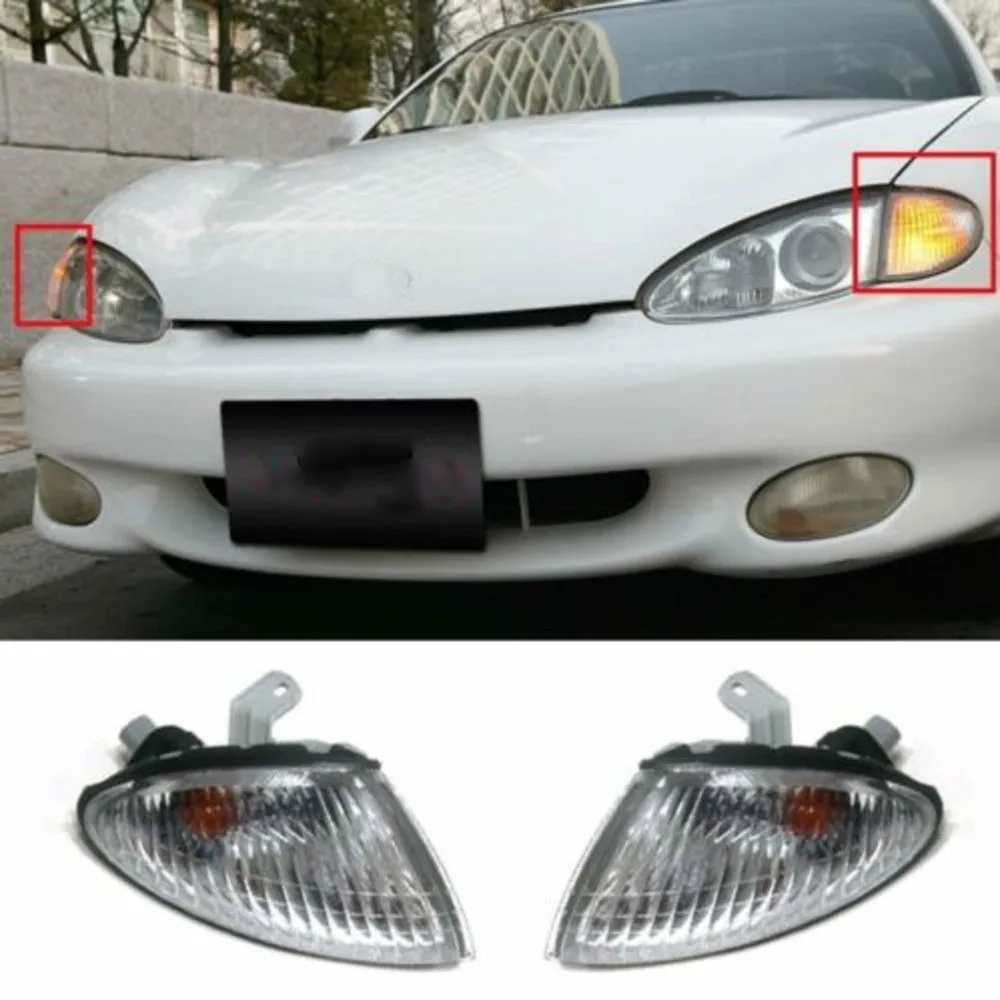 Передние поворотные сигнальные лампы LH для Hyundai 1997 1998 Tiburon OEM детали 1999 лампа
