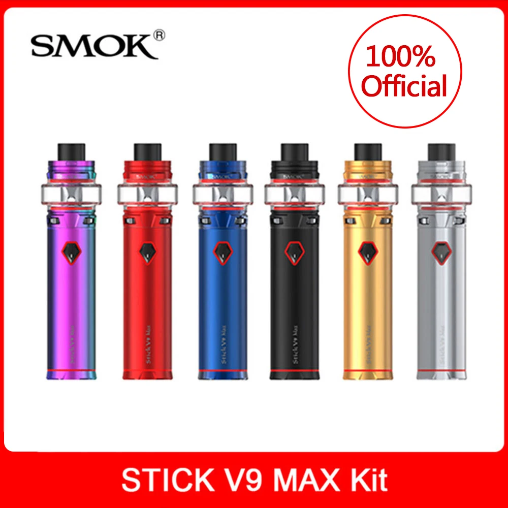 Оригинальный набор SMOK Stick V9 Max аккумулятор 4000 мАч + бак 8 5 мл катушки S1/S2