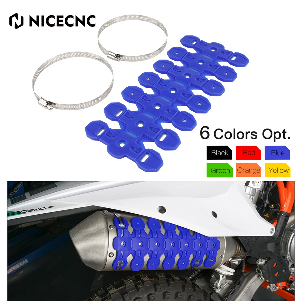 NICECNC для Yamaha YZ YZF WR WRF F 250 450 Husqvarna FE TE FC TC FX TX 200 300 глушитель выхлопных газов Защитная