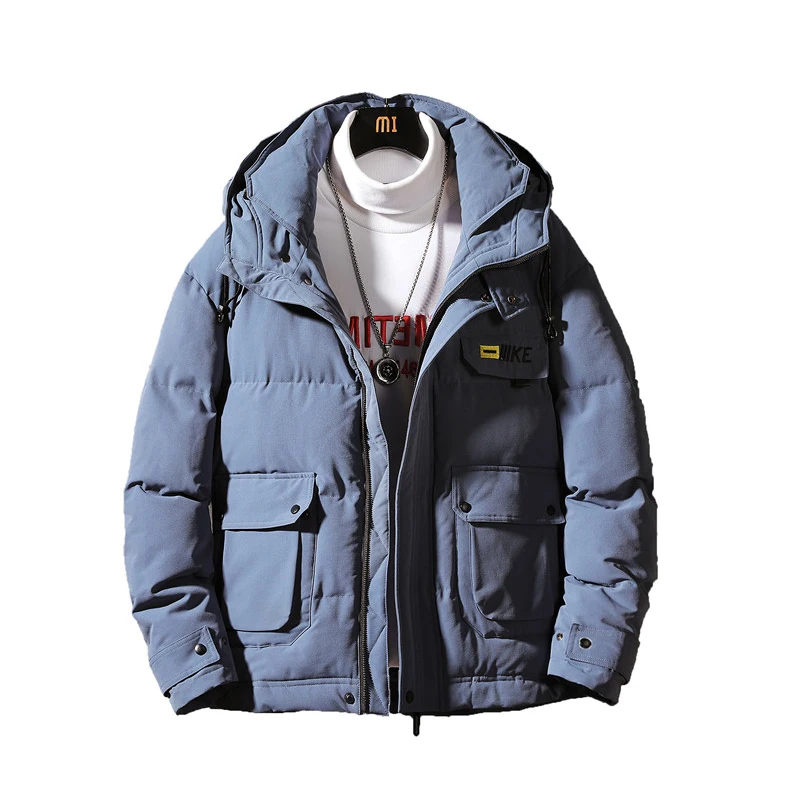 Зимние мужские парки с капюшоном новинка 2018 года толстая парка Мужская брендовая