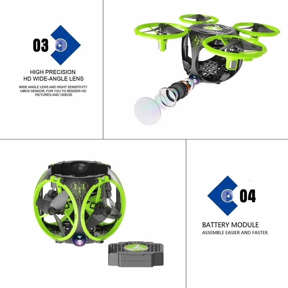 FQ26 WiFi FPV мини Дрон Квадрокоптер с камерой 0.3MP высота удерживания g-сенсор складной Дрон Квадрокоптер приложение управление телефоном RTF