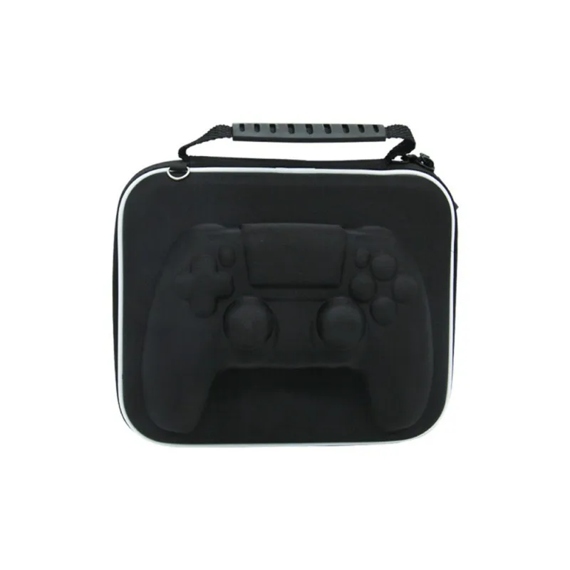 

Greatlizard 12 In 1 Gamepad Storage Bag Set For PS5 Silicone Protective Cover, Charging Cable, Earphone 8 Caps Game Accessories