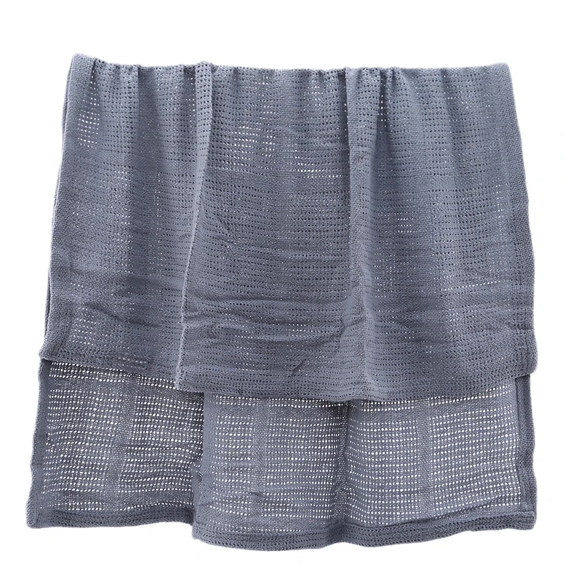 Одеяла для новорожденных супермягкий хлопок вязаный крючком летний 90 х7 0 см