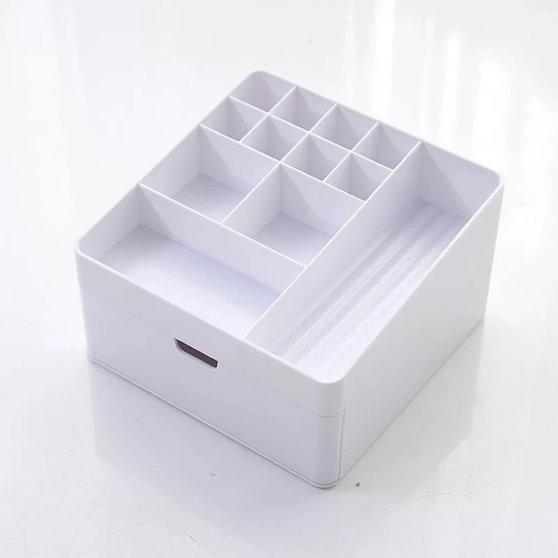 

Capacity Cosmetic Makeup Organizer Storage Box Drawer Dressing Table lipstick Skin Care Rack House makeup S9S21S7