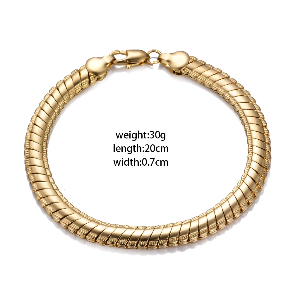 WANDO роскошные мужские браслеты Цепочка золотистого цвета цепочка Дубай