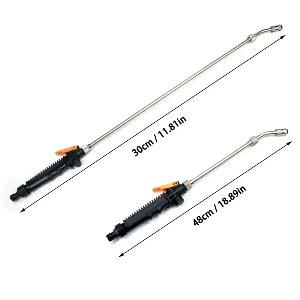 

30/48cm Water Gun High Pressure Power Washer Spray Car Washing Tools Garden Water Jet Washer Watering Flowers Vegetables