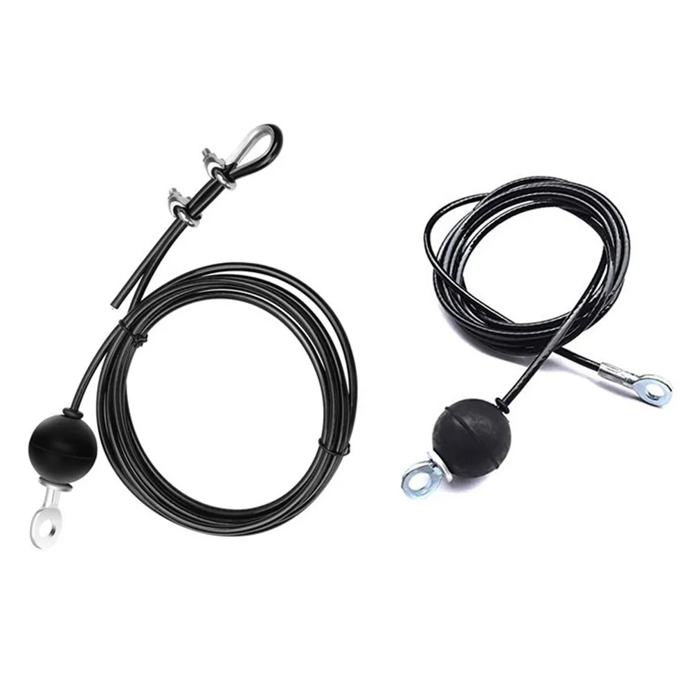 

98 Inch Gym Cable Accessory Steel Wire Rope Adjustable Attachments Pulley Weight