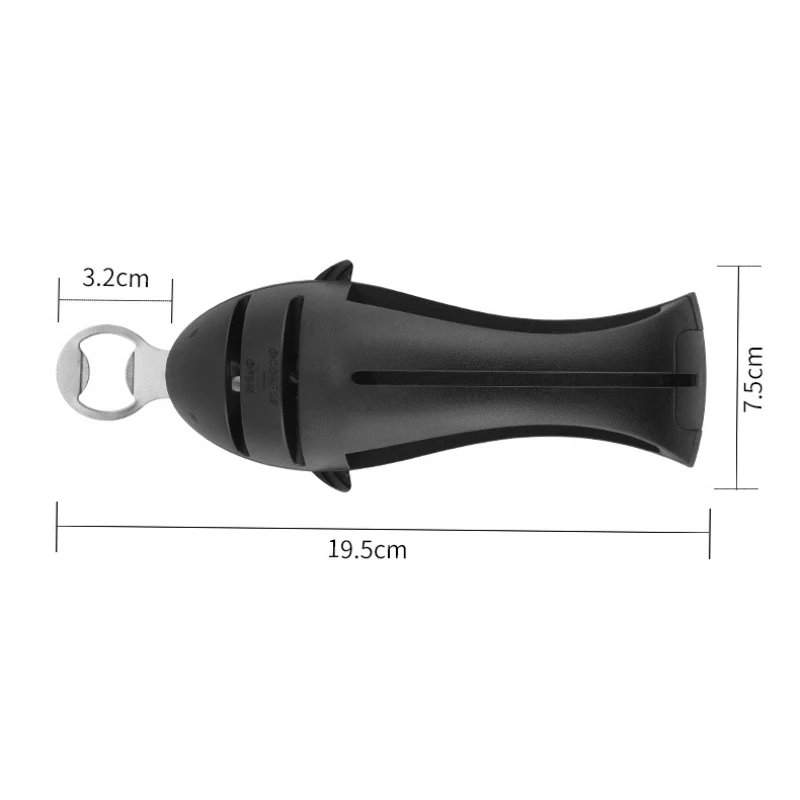 

3 In 1Multifunction Knife Holder Sharpener Bottle Opener Extendable Design For Household Kitchen Knife Sharpener Accessories