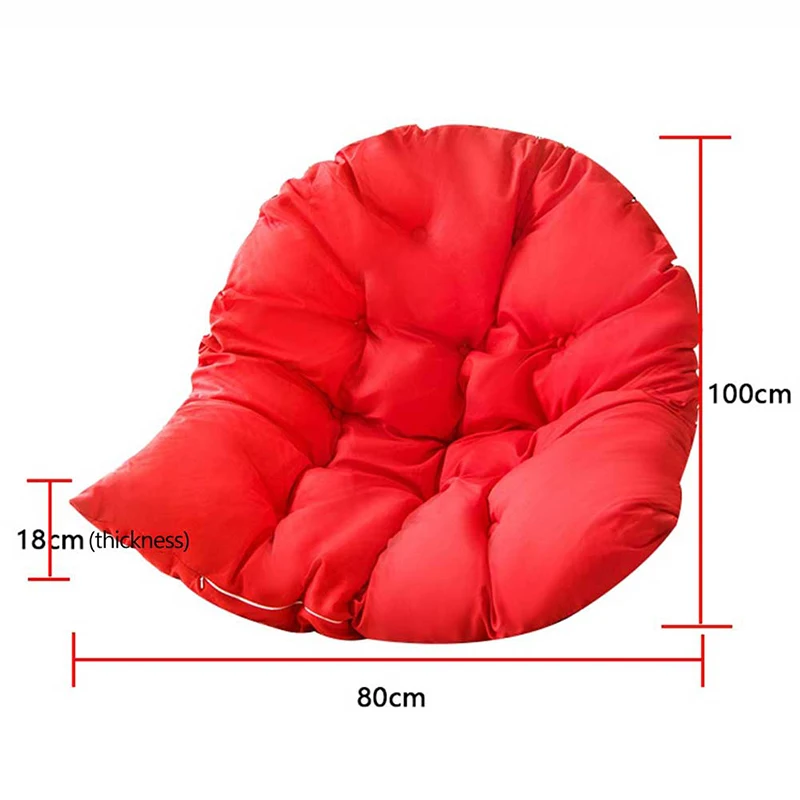 

Tatami Hammock Chair Swing Chair Cushion Hanging Chair Cushion Skin-friendly Soft Swing Chair Cushion for Indoor Outdoor Balcony