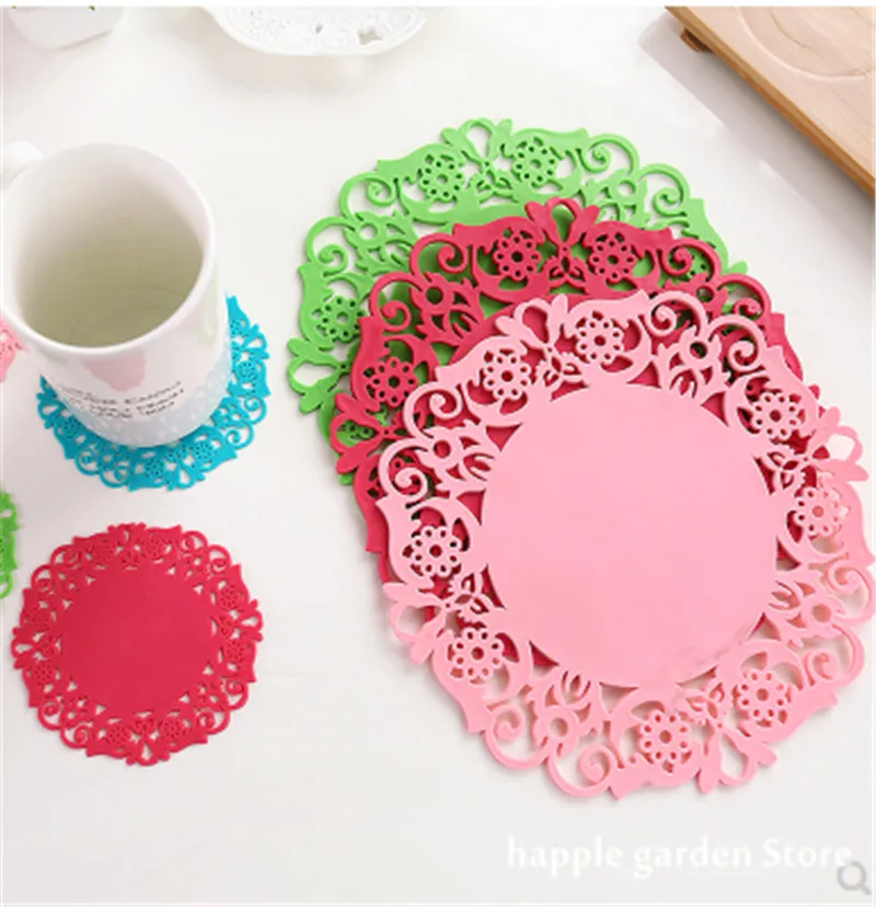 1 шт матовые силиконовые каботажное судно анти скольжения Кофе Чай коврики для Mini