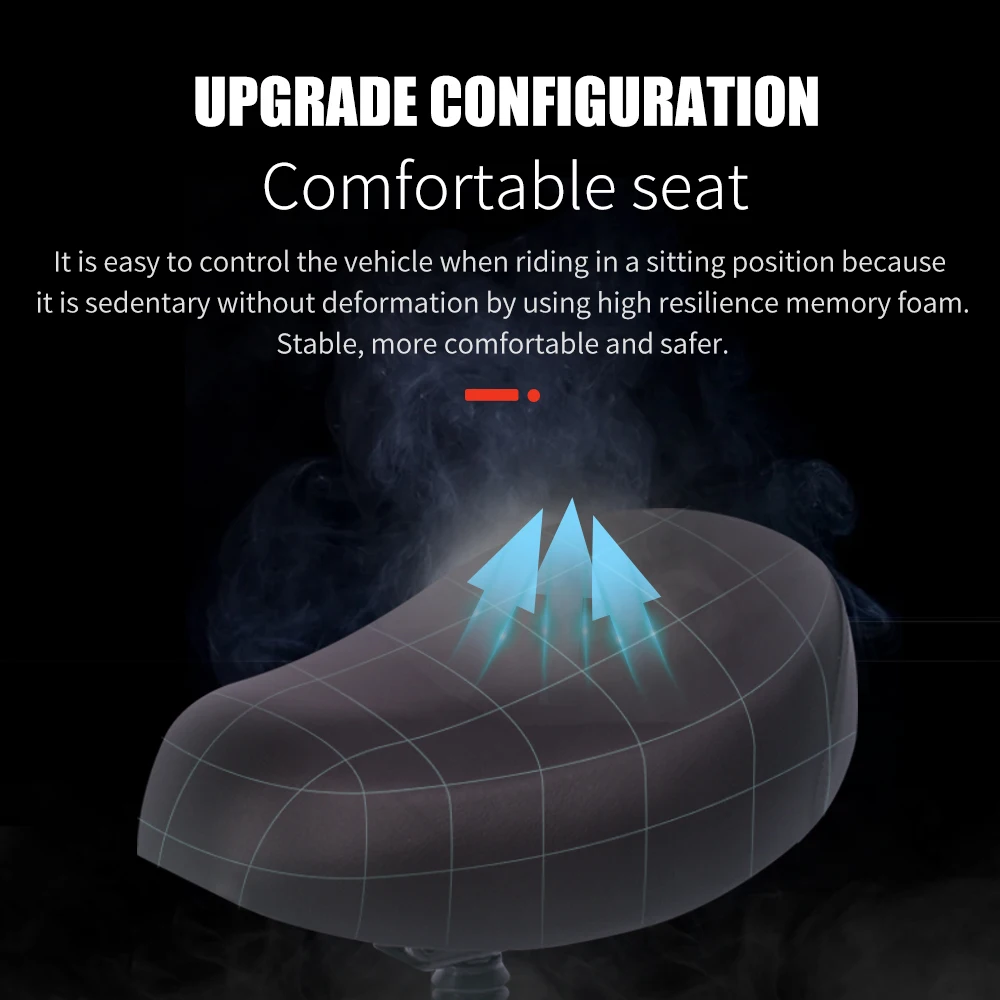 Складной электрический скутер с батареей 48 В/15 Ач 10 дюймов 500 Вт 65 км | Спорт и