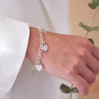 tangula custom 1 6 name bracelet stainless steel heart pendant carving family members elegant women and mens best gift jewelry