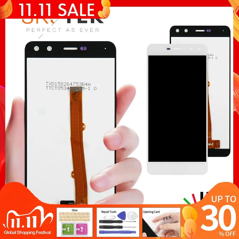 

Gold/White/Black For Huawei Nova Young 4G LTE / Y6 2017 / Y6 2017 Display + Touch Screen Digitizer Assembly MYA-L11 MYA-L41 Part