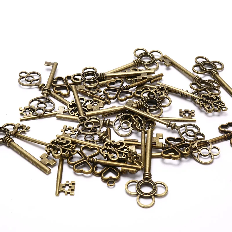 

30/50/100pcs/lot Mixed Charms Pendant Tibetan Antique Accessory DIY Jewelry Making Crafts