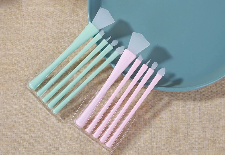 5 шт. Профессиональная Маска кисть палитра для смешивания теней век многоцветная