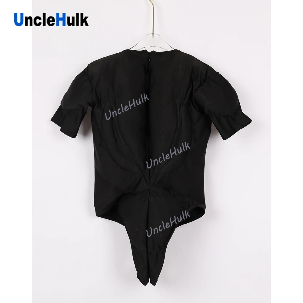 Half Body Slight Muscle Suit Silk Floss Shape Black Bodysuit - color can be changed | UncleHulk Тематическая одежда и