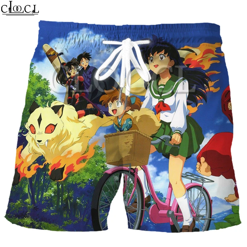 Мужские спортивные шорты CLOOCL японское аниме инуяся новые летние модные